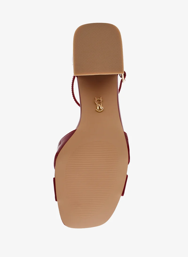 Steve Madden DK CHERRY PAT Patent PU Sling Back Sandals for Women | Best Price UAE